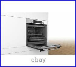 Oven Bosch HBA63B150B 60cm Serie 6 Pyrolytic Built-in Silver Electric Single