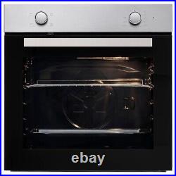 Oven Culina UB70NMFBK Single Built-In Electric Oven Black & Stainless Steel
