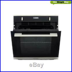 Rangemaster RMB605BL/SS Stainless Steel Single Built In Electric Oven, 60cm
