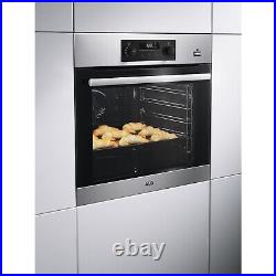 Refurbished AEG Self Cleaning Electric Single Oven Stain 78331310/1/BPS355020M