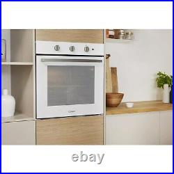Refurbished Indesit Aria IFW6230WHUK 60cm Single Built In Electric Oven White