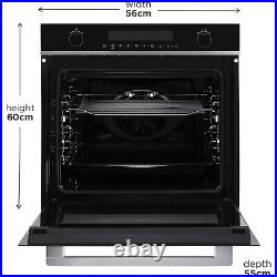 Russell Hobbs Electric Single Oven & Microwave Black RHMEO7202DS