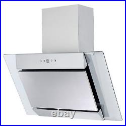 SIA 60cm Single Electric Fan Oven, 4 Burner Gas Hob & Angled Chimney Cooker Hood