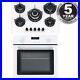 SIA-60cm-White-Single-Electric-True-Fan-Oven-70cm-White-5-Burner-Gas-Glass-Hob-01-gtz