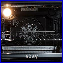 SIA BISO11SS 60cm Black Single Electric True Fan Oven & 4 Zone Ceramic Hob