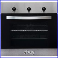 SIA SO111SS 60cm Stainless Steel Built In Single Electric True Fan Oven