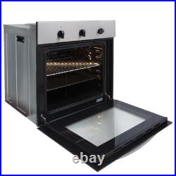 SIA SO111SS 60cm Stainless Steel Built In Single Electric True Fan Oven