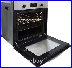 SO112SS 60Cm Stainless Steel Built in Digital Single Electric True Fan Oven