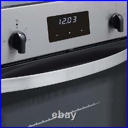 SO112SS 60Cm Stainless Steel Built in Digital Single Electric True Fan Oven