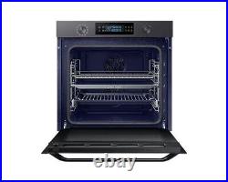 Samsung NV75K5571RM Single Oven Electric Dual Cook Pyrolytic Black GRADE B