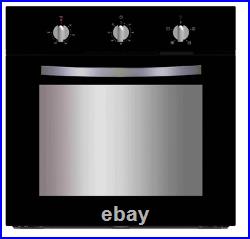 Sia FSO59BL Single Electric Fan Oven Black