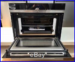 Siemens IQ-700 CM676GBS6B Built In Compact Electric Single Oven with Microwave