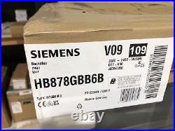 Siemens IQ700 Studioline 60cm Built-in Single Pyrolytic Oven HB878GBB6B Black