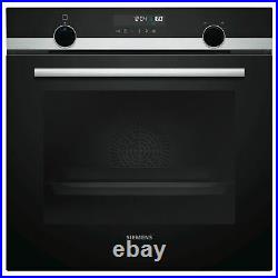 Siemens iQ500 HB578A0S0B Single Built In Electric Oven, Black