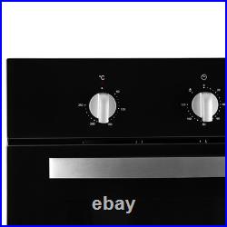 Single Electric Fan Oven In Black, Multi-function With Timer SIA FSO59BL