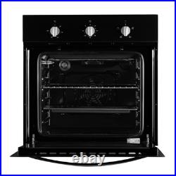 Single Electric Fan Oven In Black, Multi-function With Timer SIA FSO59BL