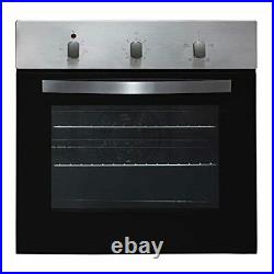 Single Electric Fan Oven In Stainless Steel, 60cm Built-in/Under SIA UB01SO