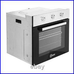 Single Electric Fan Oven Stainless Steel Kitchen Multifunctional Built-in Oven