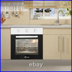 Single Rack Electric Oven Built-in withPlug Fitted MAX. 2200W 60cm 50-250 Timer