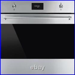 Smeg Built-in Single Oven Electric SFP6301TVX Pyrolytic Self Cleaning CH-597