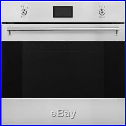 Smeg SF6390XE Classic Built In 60cm A+ Electric Single Oven Stainless Steel New