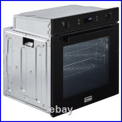 Stoves 60cm Multifunction+ Built In Single Electric Oven Black ST SEB602PY