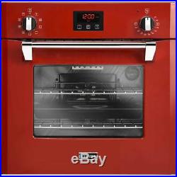 Stoves Richmond600MF Built In 60cm A Electric Single Oven Red New