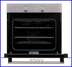 Teknix BITK602ESX slim depth Stainless steel Built in Electric Single Oven