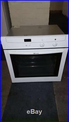 White neff single electric fan assisted oven built in