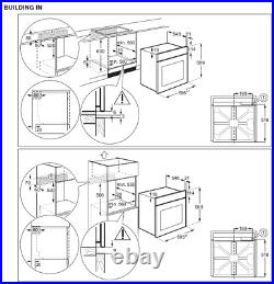 ZANUSSI Z0B10501XA Built-In Single Electric Oven (5 programs)