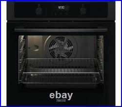 Zanussi Built In Single Electric Oven With Grill FanCook ZOCND7K1 A+ Rated-Black