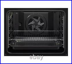 Zanussi FanCook ZOHCX3X2 Built In Electric Single Oven, Stainless Steel C872