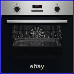 Zanussi Multifunction Single Electric Oven 65L Capacity & LED Display ZOHTC2X2