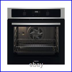 Zanussi Single Oven ZOCND7X1 Graded Stainless Steel Built In Electric (CH-467)