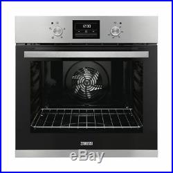 Zanussi ZOB35471XK'A' Rated Built in Electric Single Oven