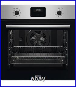 Zanussi ZOHNX3X1 Built In 59cm A Electric Single Oven Stainless Steel HW180468
