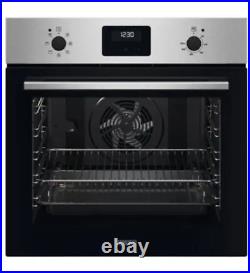Zanussi ZOHNX3X1 Built In 59cm A Electric Single Oven Stainless Steel HW180706