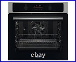 Zanussi ZOPND7XN Pyrolytic Built In Single Oven A+ Rated Stainless Steel A12